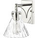 Barlon Indoor Wall Sconce Wall Light in Polished Nickel